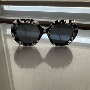 Thom Browne TBS509-54-03 Gray Tortoise Silver Mirrored Sunglasses